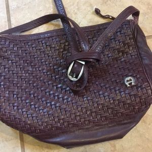 Etienne aigner leather bag